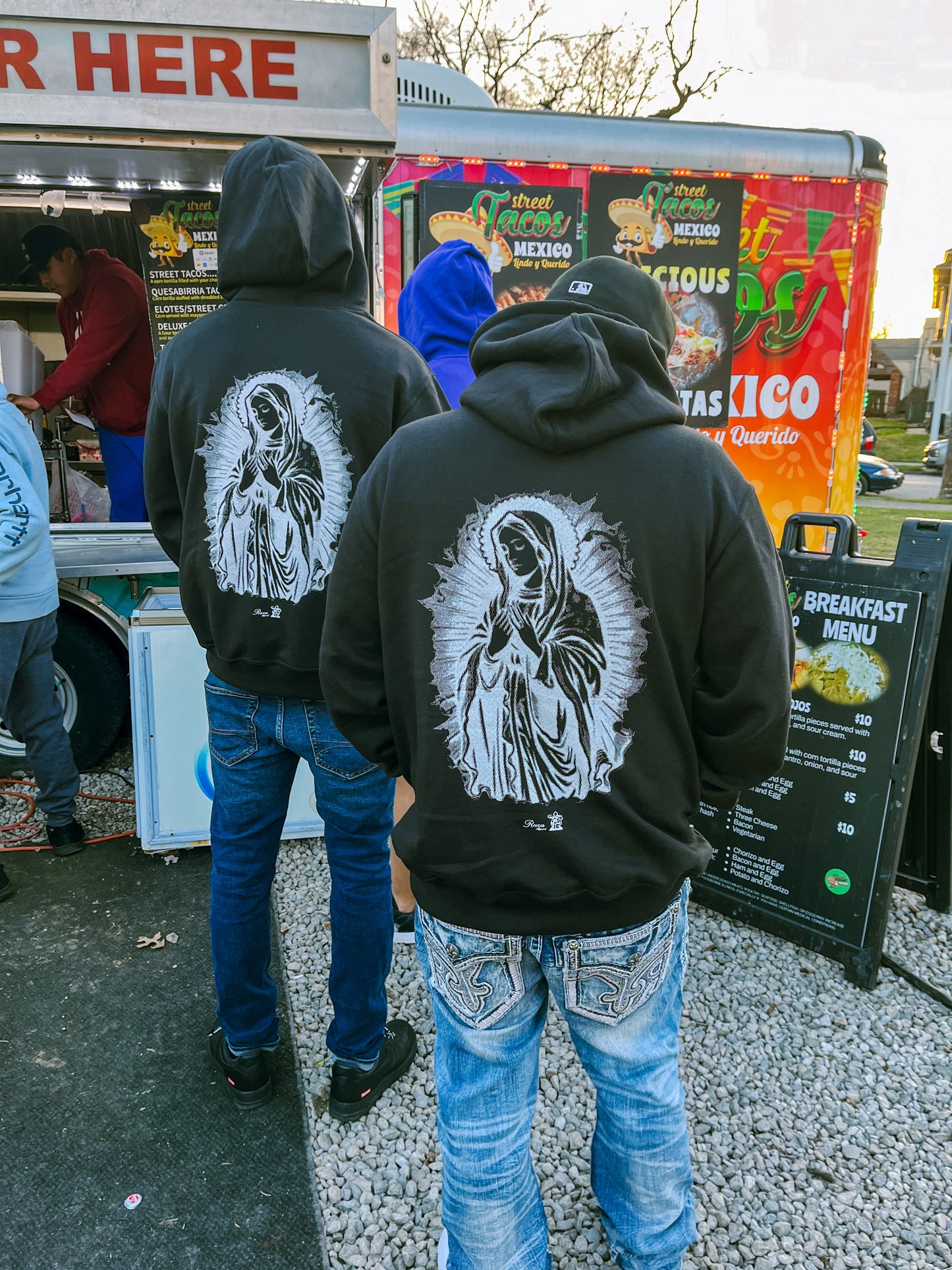 Virgin Mary Raza Apparel Hoodie